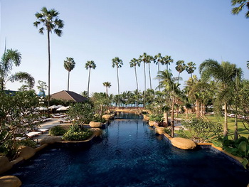 Thailand, Pattaya, Jomtien Palm Beach Hotel and Resort